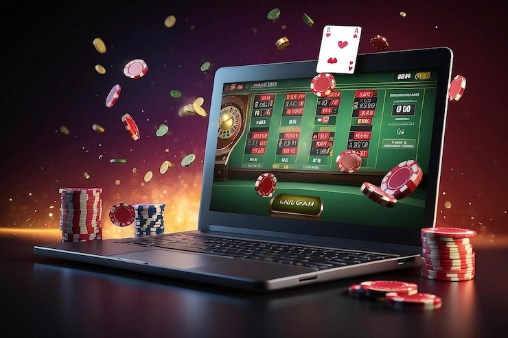 Tampilan grid Sweet Bonanza dengan simbol buah berwarna-warni